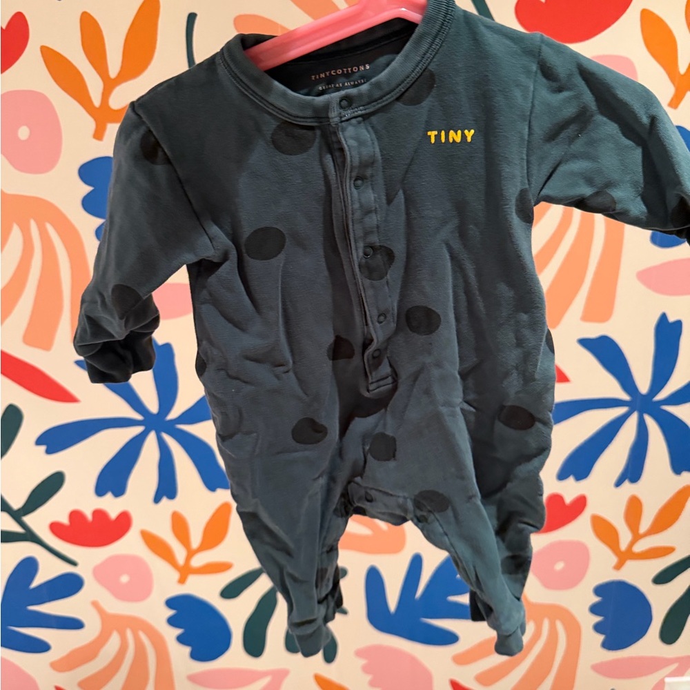 Tiny Cottons Polka Dot Onesie